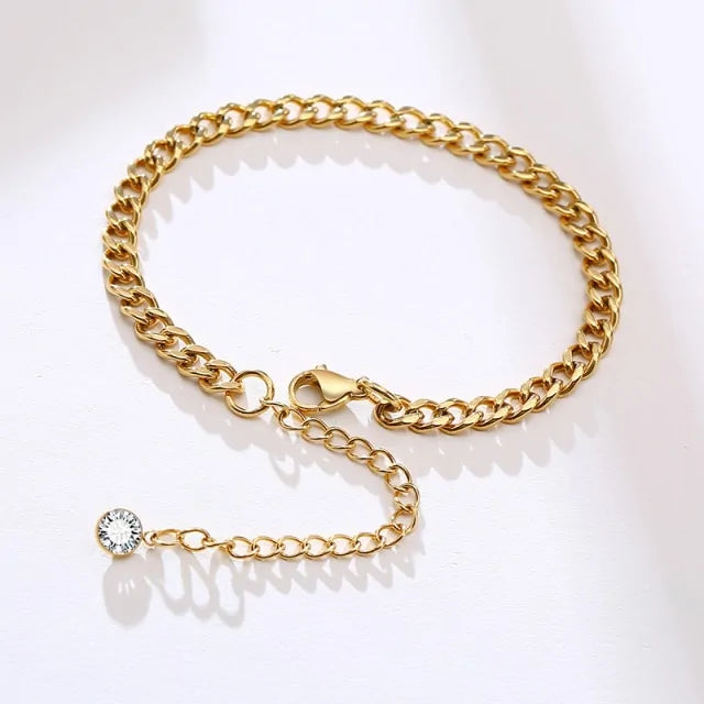 Ultra Thin Chain Bracelets - forever more jewellery