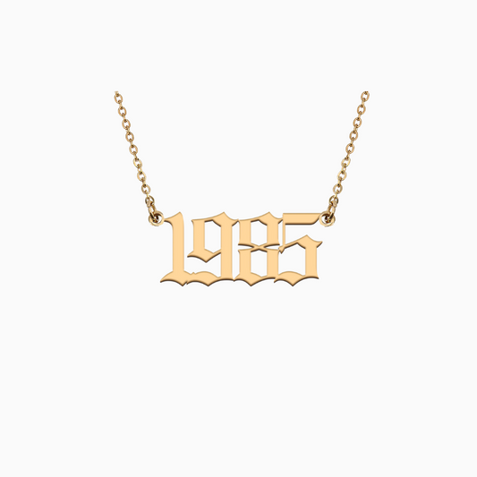 Women's Birth Year Necklace - forever more jewellery