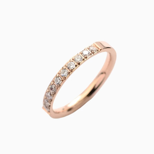 Rose Gold Crystal Rings