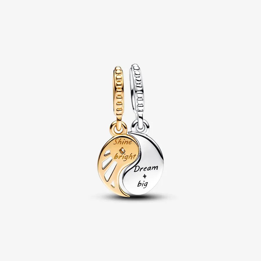 Sun & Moon Dangle Bracelet Charm - forever more jewellery