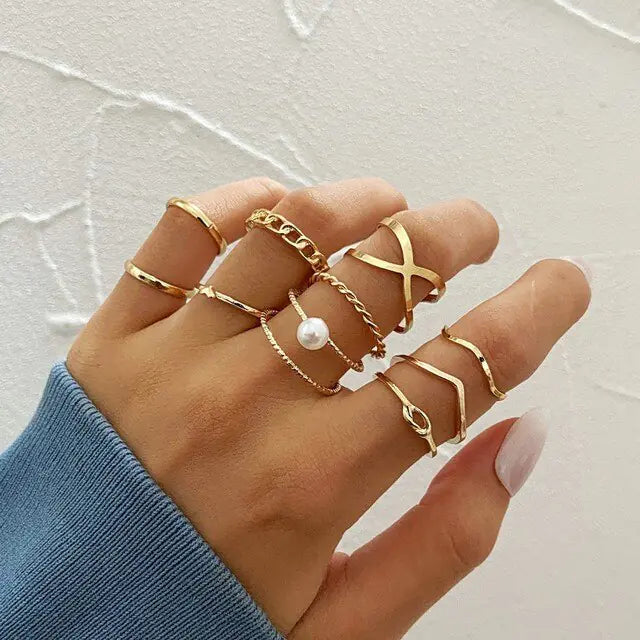 Geometric Infinity Rings Set
