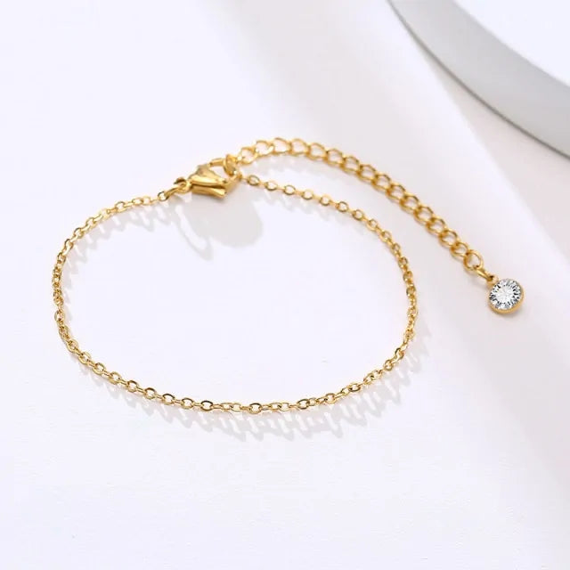 Ultra Thin Chain Bracelets - forever more jewellery