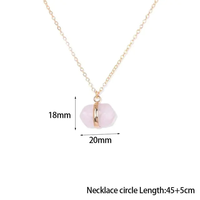 Rose Quartz Pendant Necklaces